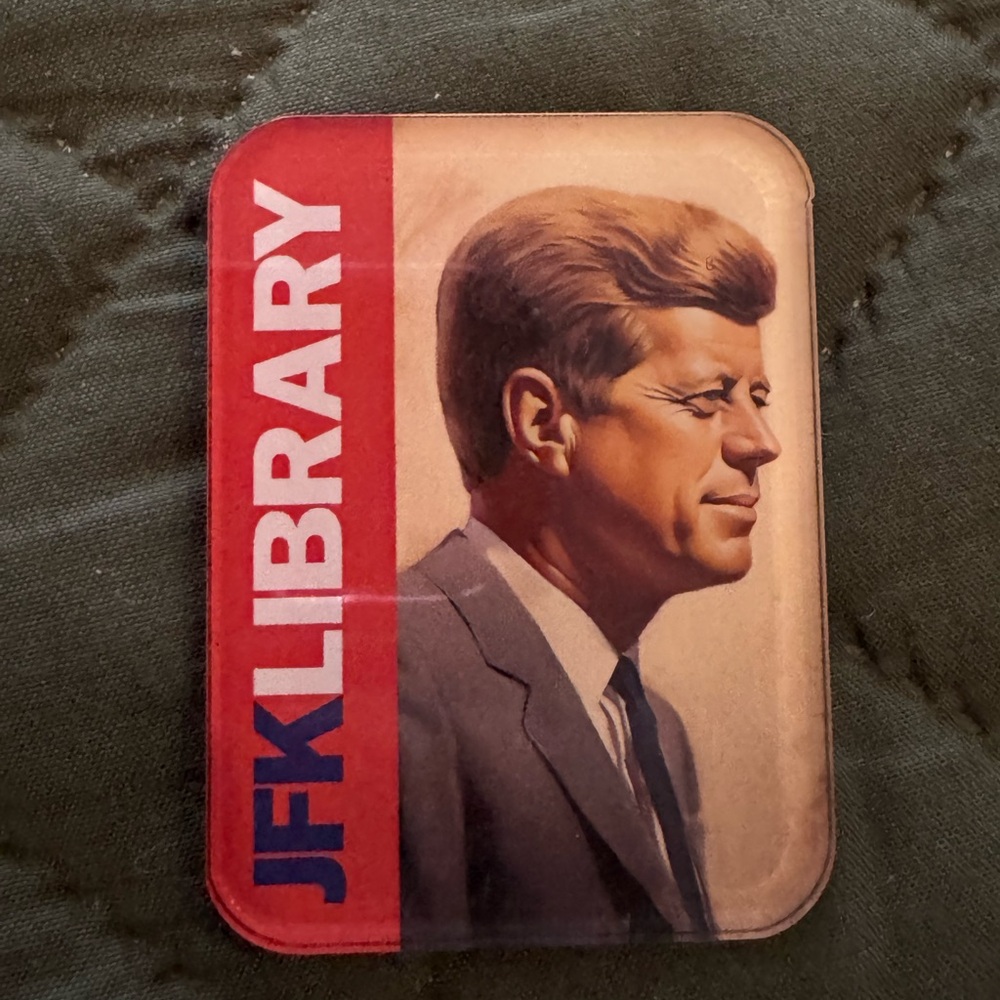 JFK Library Commemorative Magnet